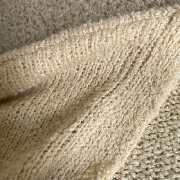 Western Connection Women’s Cream Long Sleeve Cardigan Size M - Picture 9 of 13